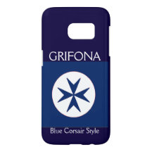 cruz de octógono BLUE CORSAIR STYLE
