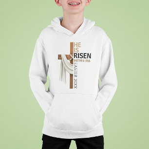 Cruz de Páscoa Vintage Personalizada Ele Ressuscit