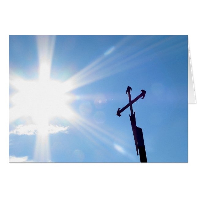 Cruz do cartão de St James (Frente Horizontal)