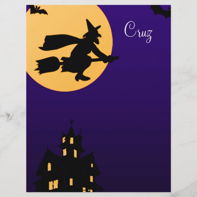 Cruz Halloween Letterhead (Frente)