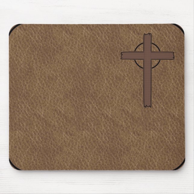 Cruz & MousePads MARCADO couro (Frente)