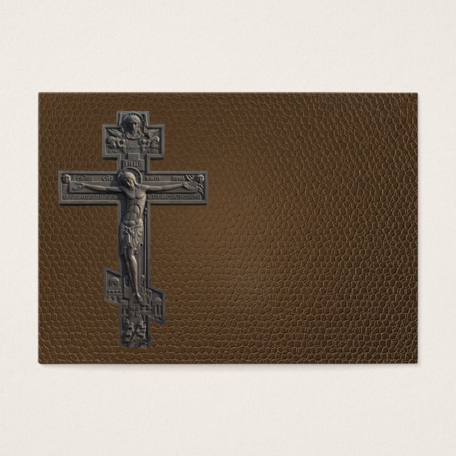 Cruz ortodoxa russa (Frente)