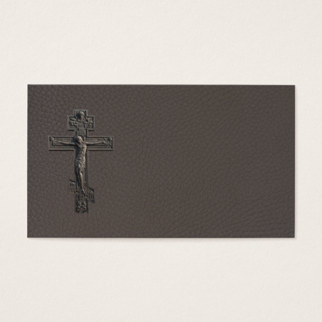 Cruz ortodoxa russa (Frente)