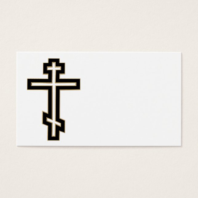 Cruz ortodoxa russa (Frente)