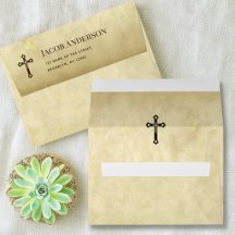 Cruz Religiosa Antiga Vintage Papel Antigo Endereç