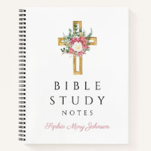 Cruz Religiosa Floral Personalizada
