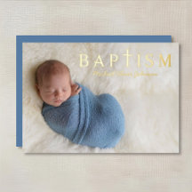 Cruz Religiosa Menino Batismo Foto Dourado