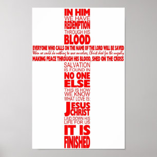 Cruz vermelha do poster
