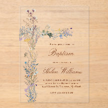 Cruzamento floral do batismo