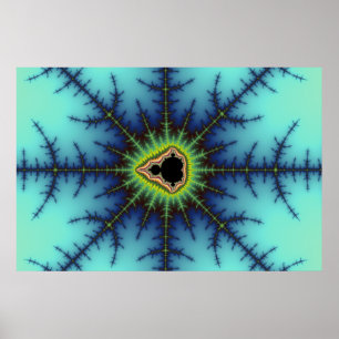 Cruzamentos - Poster Fractal