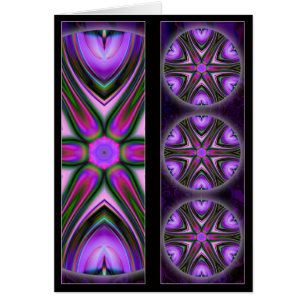 Cruze o cartão do marcador da mandala