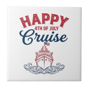 Cruzeiro Feliz 4 de Julho Design Patriótico de Nav