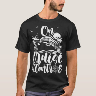 Cruzeiro No Controle Camisa Divertida de Barco Via