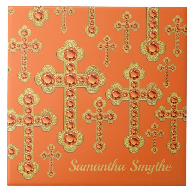 Cruzes Amigadas com 12 Tópicos Faux - (Frente)