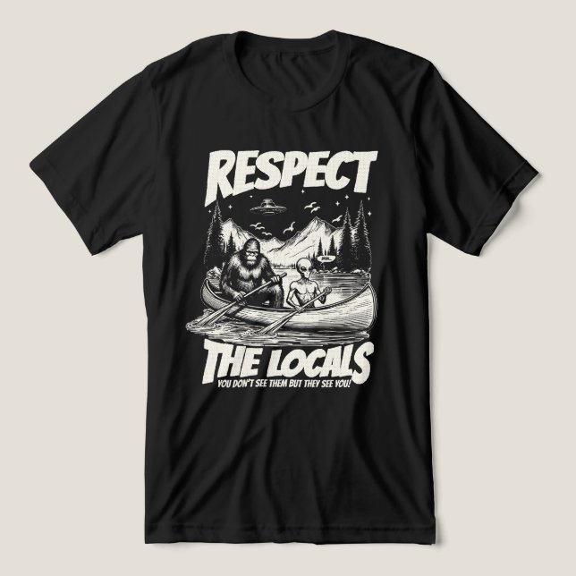 Cryptid Sasquatch Alien Encounter  (Design frontal)