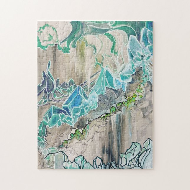 Crystal Cave Art Quebra-cabeça (Vertical)