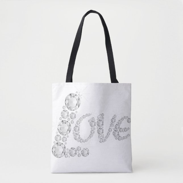 Crystal Love Tote Bag (Frente)