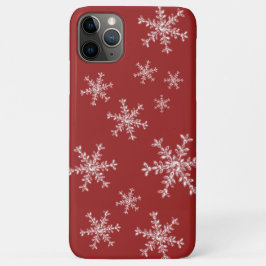 Crystal Snowflakes capas de iphone vermelha