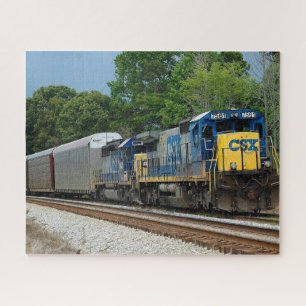 CSX Diesel fundo do comboio Jigsera Quebra-cabeça