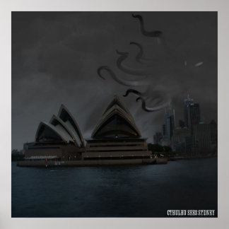Cthulhu Em Sydney Poster