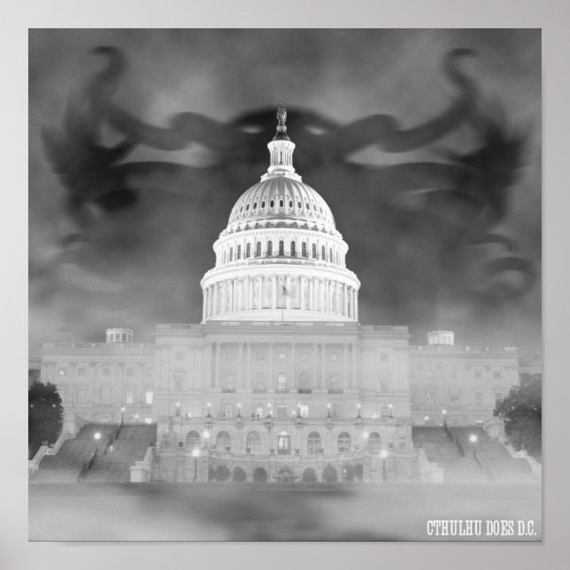 Cthulhu faz Poster DC (Frente)