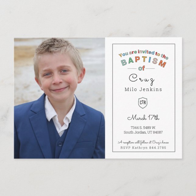 CTR Escolha o convite para o batismo certo (Frente)