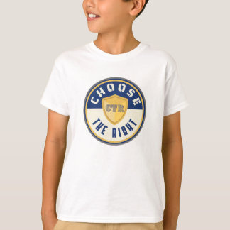 CTR principal do LDS Escolha o Batismo da camisa d