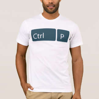 CTRL + Camisa de P (impressão) T
