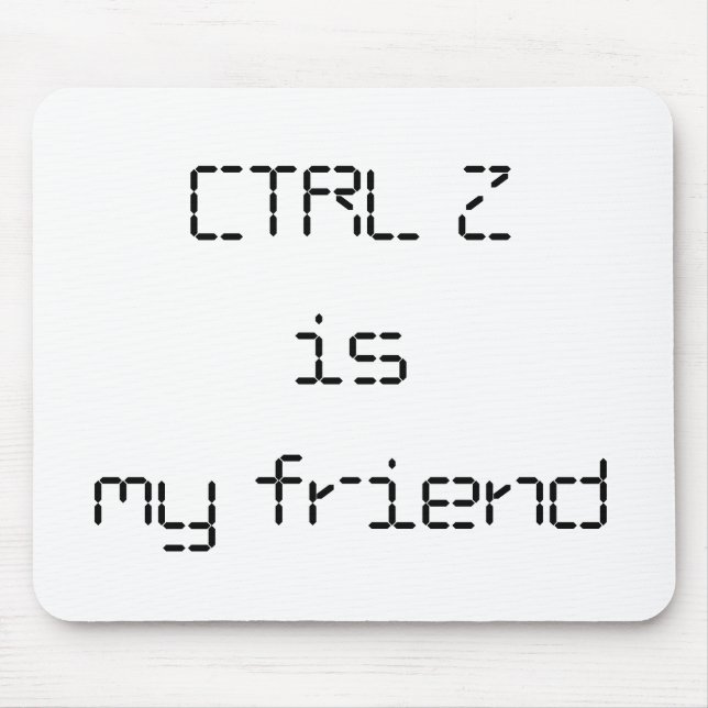 CTRL Z Mousepad (Frente)
