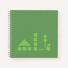 Cuaderno cuadrado ciudad