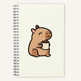 Cuaderno Cuadriculado Capybara com Grelha de Mug