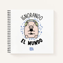 Cuaderno de espiral│Ignorando el mundo