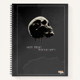 Cuaderno Skull Melting Thoughts