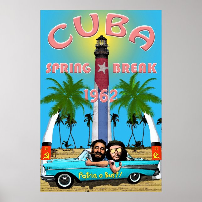 Cuba Spring Break 1962 Poster (Frente)