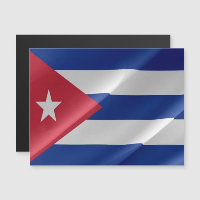 Cuba - Waving Flag - (Frente/Verso)