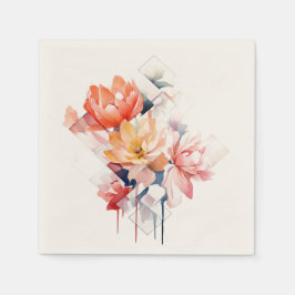Cubes&Flowers: Guardanapos de Casamento Personaliz