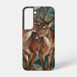 Cubist Style Reindeer Phone Case - Samsung