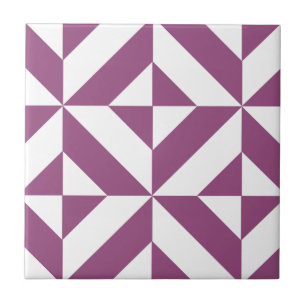 Cubo de Deco Geométrico Quente