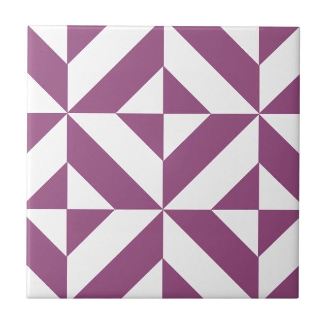 Cubo de Deco Geométrico Quente (Frente)