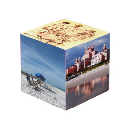 Cubo de Foto de Madeira Personalizado