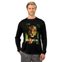 Cubo de Tigre Ousado nas Folhas da Selva | Camiset