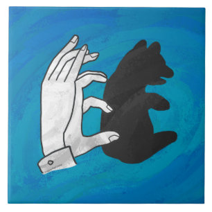 Cubo do Urso Sombra em Azul