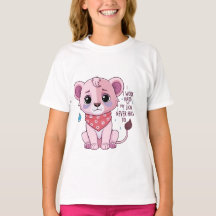 Cubo Leão Triste - Camisa T de Leão de Choro de Pa