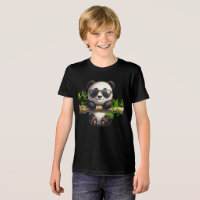 Cubo panda bonito vestindo óculos pendurados num b