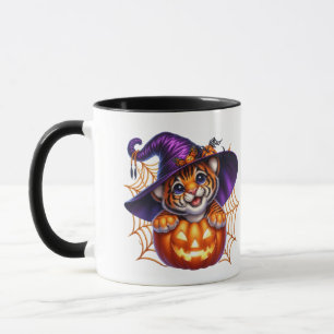 Cubo Tigre numa Caneca de Bomba