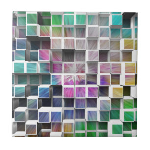 Cubos 3D Coloridos 1