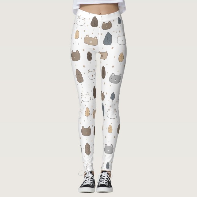 Cuecas Leggings de YOGA Estampadas (Frente)