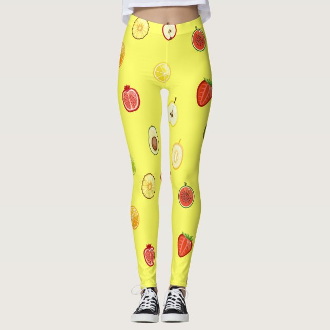 Cuecas Leggings de YOGA Estampadas (Frente)