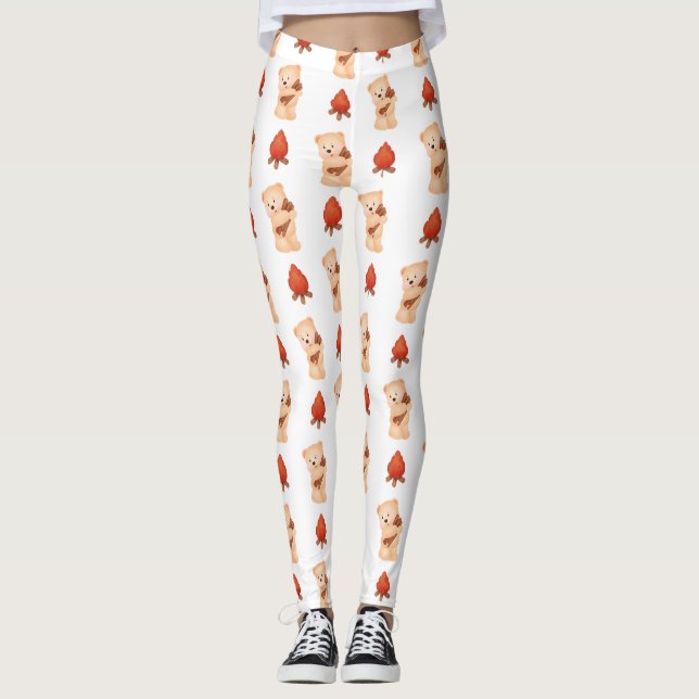 Cuecas Leggings de YOGA Estampadas (Frente)