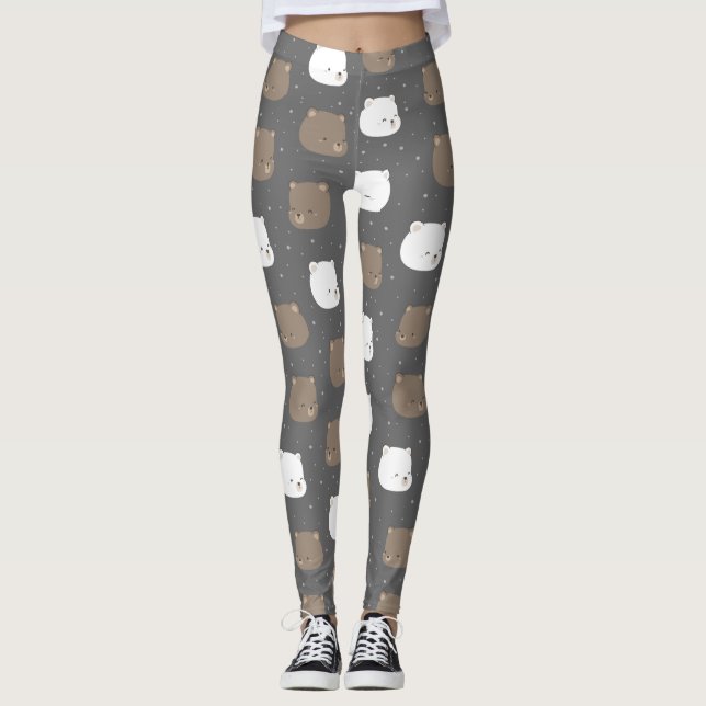 Cuecas Leggings de YOGA Estampadas (Frente)